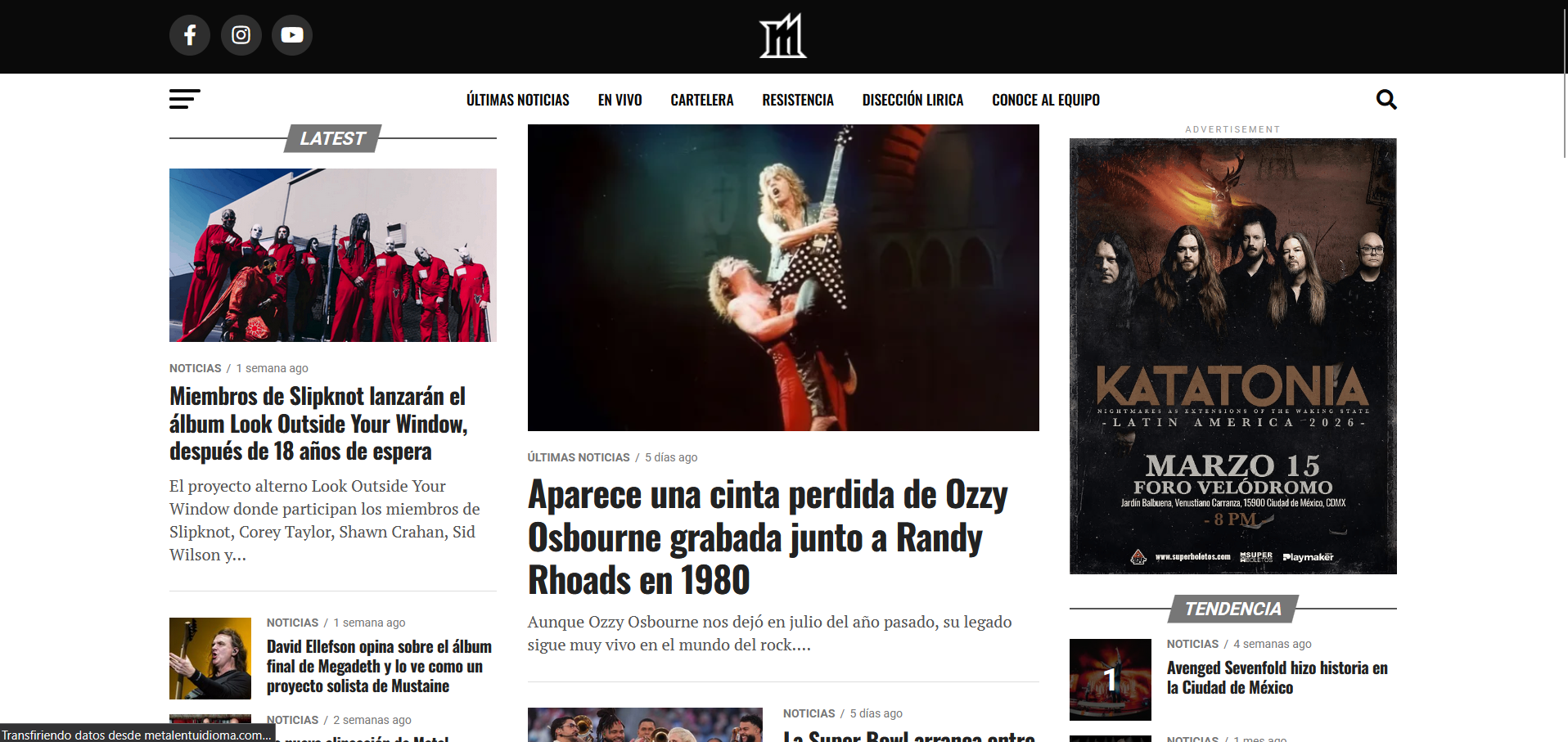 Metal en tu Idioma Desktop