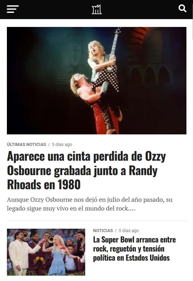 Metal en tu Idioma Mobile